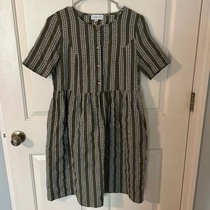 Brickyard Buffalo Olive Green Dress Size Medium